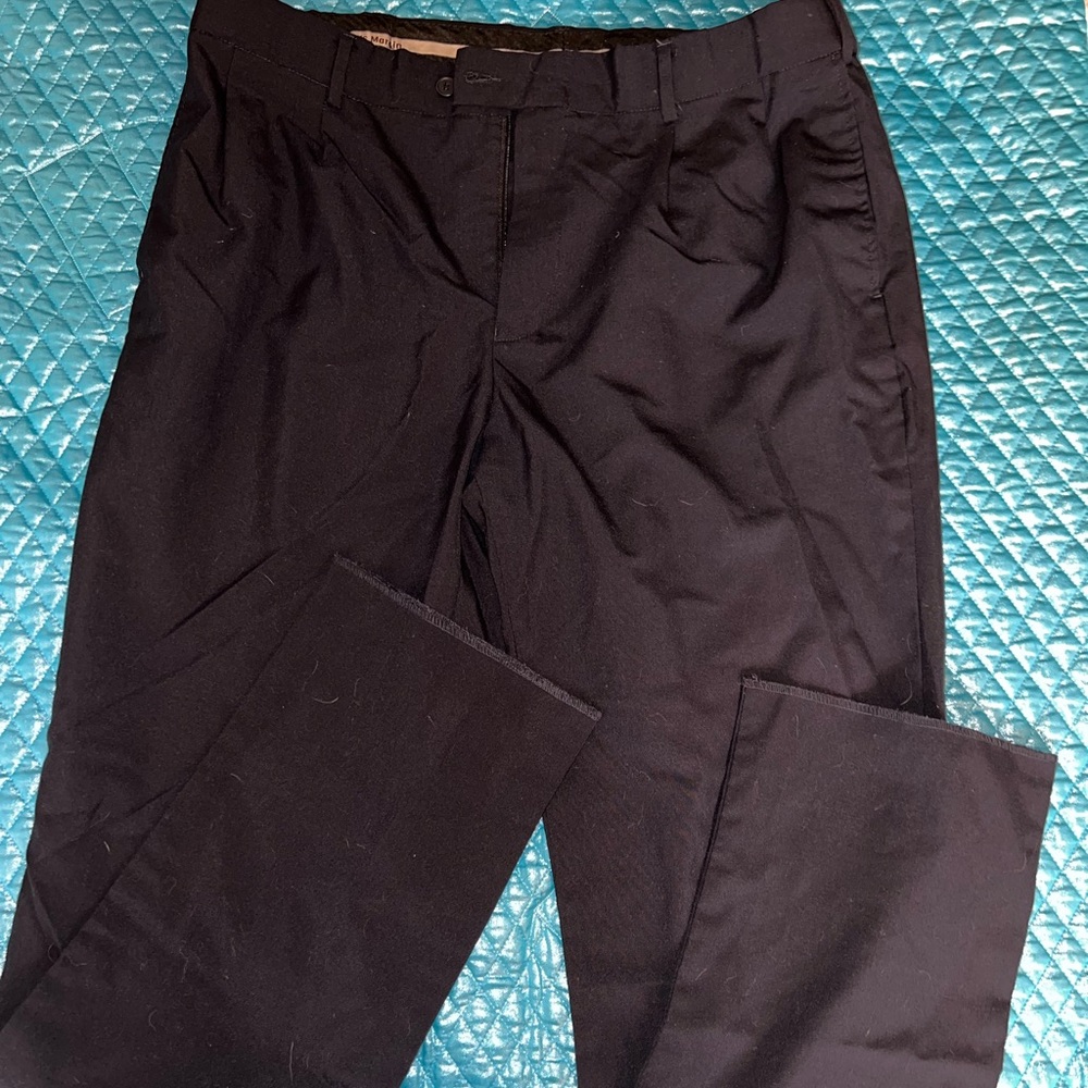 Blue-black Louis Martin slacks